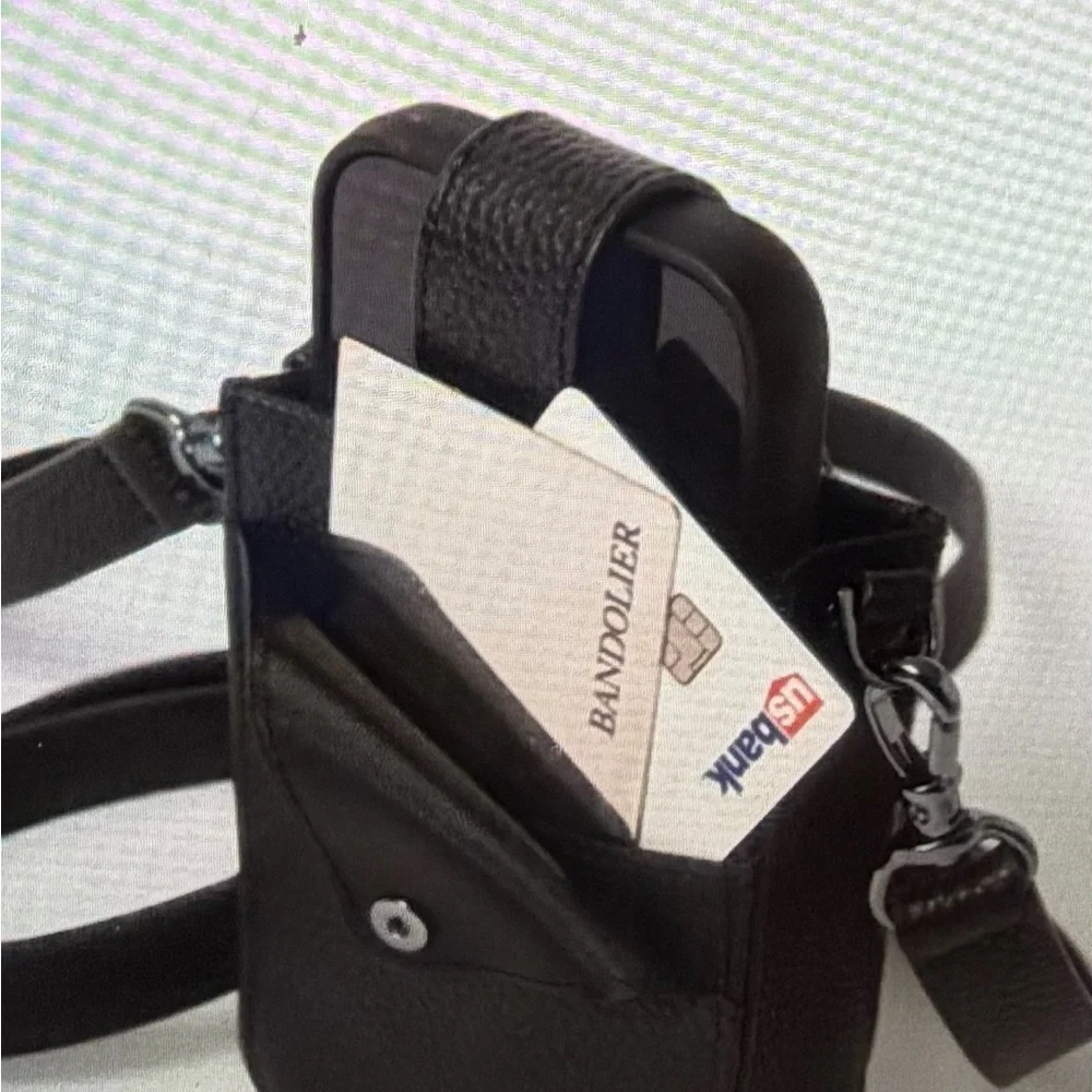 Black Leather Bandolier Hailey Holster - Picture 2 of 6